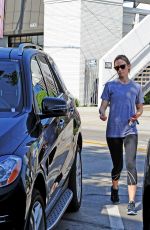 EMILY BLUNT Leaves a Gym in Los Angeles 0903
