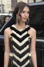 EMILY RATAJKOWSKI at Balmain Fashion Show in Paris