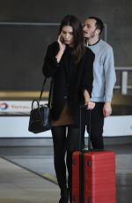 EMILY RATAJKOWSKI at Charles De Gaulle Airport in Paris