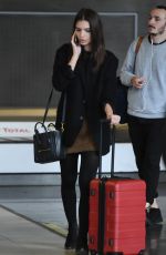 EMILY RATAJKOWSKI at Charles De Gaulle Airport in Paris