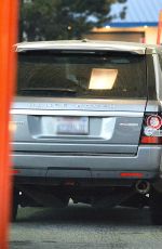 EMMA ROBERTS at Gas Station in Big Bear Lakes