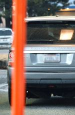 EMMA ROBERTS at Gas Station in Big Bear Lakes