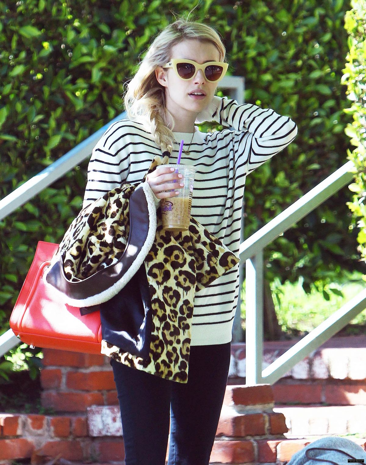 EMMA ROBERTS Leaves Her Home in Los Angeles EMMA ROBERTS Leaves Her Home in Los Angeles