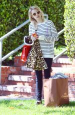 EMMA ROBERTS Leaves Her Home in Los Angeles