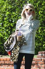 EMMA ROBERTS Leaves Her Home in Los Angeles
