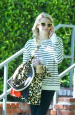 EMMA ROBERTS Leaves Her Home in Los Angeles