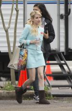EMMA ROBERTS on the Scream Queens Set in New Orleans 1203