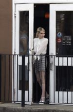 EMMA ROBERTS on the Set of Scream Queens in New Orleans 1303