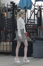 EMMA ROBERTS on the Set of Scream Queens in New Orleans 1303