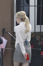 EMMA ROBERTS on the Set of Scream Queens in New Orleans 1303