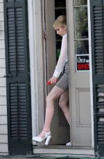 EMMA ROBERTS on the Set of Scream Queens in New Orleans 1303