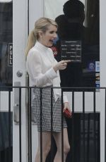 EMMA ROBERTS on the Set of Scream Queens in New Orleans 1303