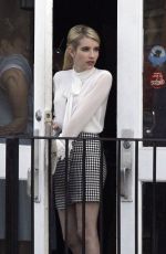 EMMA ROBERTS on the Set of Scream Queens in New Orleans 1303