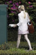 EMMA ROBERTS on the Set of Scream Queens in New Orleans 1903
