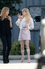 EMMA ROBERTS on the Set of Scream Queens in New Orleans 2203