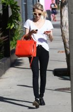 EMMA ROBERTS Out Shopping in West Hollywood 0403