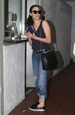 EMMY ROSSM at a Nail Salon in Beverly Hills 0403