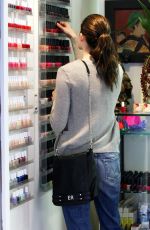 EMMY ROSSM at a Nail Salon in Beverly Hills 0403