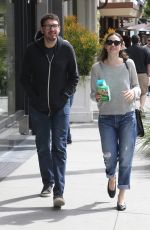 EMMY ROSSUM and Sam Esmail Out in Beverly Hills