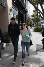 EMMY ROSSUM and Sam Esmail Out in Beverly Hills