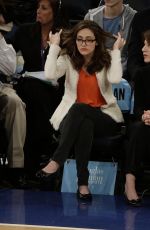 EMMY ROSSUM at New York Knicks Game in New York 1703