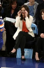EMMY ROSSUM at New York Knicks Game in New York 1703