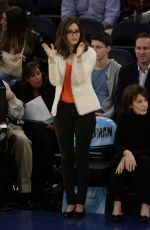 EMMY ROSSUM at New York Knicks Game in New York 1703