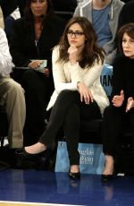 EMMY ROSSUM at New York Knicks Game in New York 1703