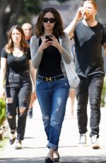 EMMY ROSSUM in Jeans Out and About in West Hollywood