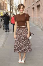 EMMY ROSSUM Leaves The View in New York