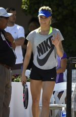 EUGENIE BOUCHARD at 2015 Desert Smash in La Quinta