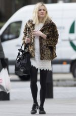 FEARNE COTTON Arrives at BBC Radio 1 in London