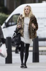 FEARNE COTTON Arrives at BBC Radio 1 in London