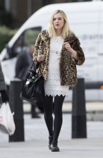 FEARNE COTTON Arrives at BBC Radio 1 in London