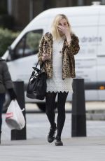 FEARNE COTTON Arrives at BBC Radio 1 in London