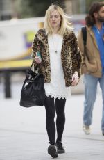 FEARNE COTTON Arrives at BBC Radio 1 in London