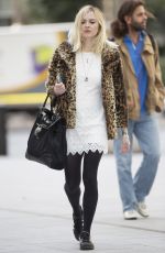 FEARNE COTTON Arrives at BBC Radio 1 in London