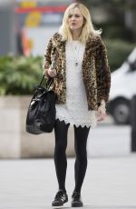 FEARNE COTTON Arrives at BBC Radio 1 in London