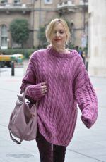 FEARNE COTTON Arrives at BBC Radio 1 Studio  in London 2403