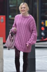 FEARNE COTTON Arrives at BBC Radio 1 Studio  in London 2403