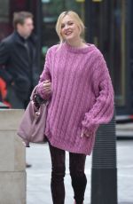 FEARNE COTTON Arrives at BBC Radio 1 Studio  in London 2403