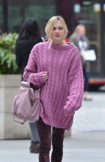 FEARNE COTTON Arrives at BBC Radio 1 Studio  in London 2403
