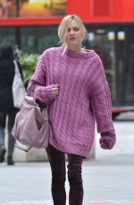 FEARNE COTTON Arrives at BBC Radio 1 Studio  in London 2403