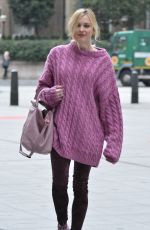 FEARNE COTTON Arrives at BBC Radio 1 Studio  in London 2403