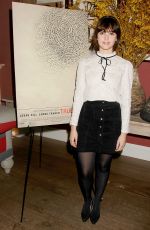 FELICITY JONES at True Story Press Conference in New York