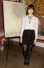 FELICITY JONES at True Story Press Conference in New York
