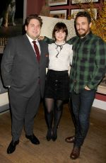 FELICITY JONES at True Story Press Conference in New York