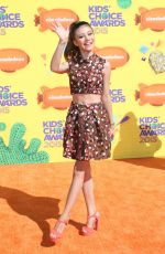 GENEVIEVE HANNELIUS at 2015 Nickelodeon Kids Choice Awards in Inglewood