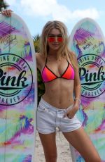 GIG HADID at VS Pink Nation Ultimate Spring Break Bash in Miami Beach