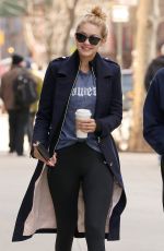 GIG HADID in Tights Out and About in New York 1903